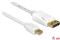 Kabel DELOCK, mini DisplayPort 1.2 (M) na DisplayPort (M) 4K 60Hz, 5m