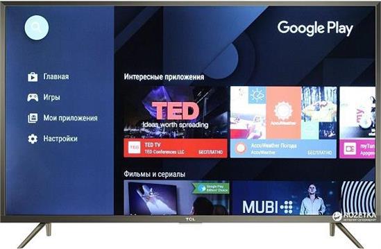TCL LED TV 43" U43P6046, UHD, Android TV