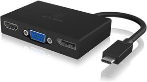 Docking station ICY BOX IB-DK2104-C, USB-C na HDMI, DP i D-SUB, za Notebook