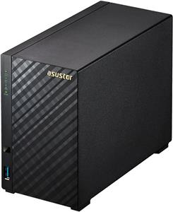 ASUSTOR Tower - 2 bay NAS, New Marvell ARMADA-385 Dual Core, 512MB DDR3, GbE x1, USB 3.1 Gen-1, WOL, System Sleep Mode, warranty: 3 Years