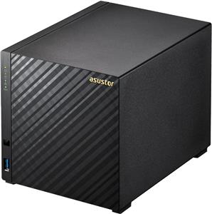 ASUSTOR Tower - 4 bay NAS, New Marvell ARMADA-385 Dual Core, 512MB DDR3, GbE x1, USB 3.1 Gen-1, WOL, System Sleep Mode, warranty: 3 Years