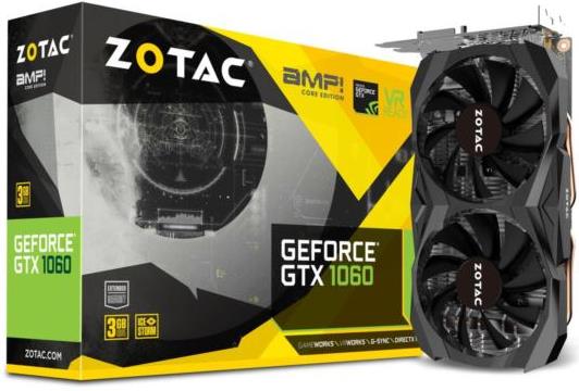 Grafička kartica ZOTAC GeForce GTX 1060 3GB AMP Core Edition