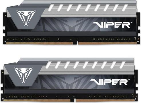 Memorija Patriot Viper Elite 8 GB kit (2x4GB), DDR4, 2666Mhz, CL16, GY, PVE48G266C6KGY