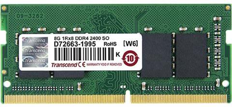 Memorija za prijenosno računalo Transcend 8 GB 2666Mhz DDR4, SO-DIMM, JetRAM 1Rx8 1Gx8 CL19 1.2V, JM2666HSB-8G, DRAM