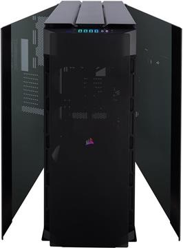 Corsair Chassis Obsidian Series 1000D Super-Tower Case - Case Material Steel, Aluminum, Tempered Glass, Maximum GPU Length 400mm, Maximum PSU Length 225mm, Maximum CPU Cooler Height 180mm, Case Expans