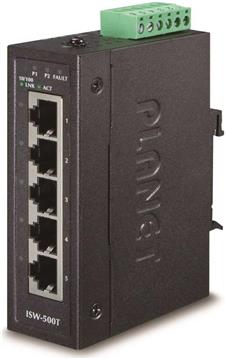 Planet ISW-500T Industrial 5-Port RJ45 100Mbps Compact Ethernet Switch