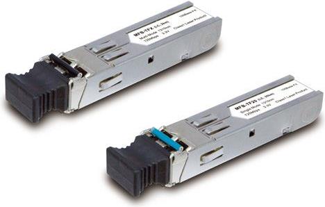 Planet Single Mode 20KM, 100Mbps SFP fiber transceiver (-40 to 75C)