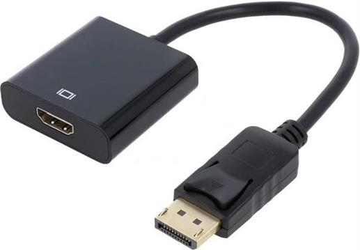 Gembird DisplayPort to HDMI adapter cable, black