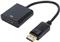 Gembird DisplayPort to HDMI adapter cable, black