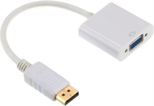 Gembird DisplayPort to VGA adapter cable, white