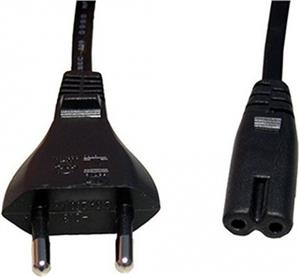 Gembird Power cord 1,8m EU input 2 pin plug
