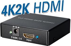 Transmedia 4K2K 2-way HDMI Splitter