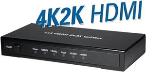 Transmedia 4K2K 4-way HDMI Splitter