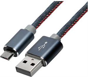 Transmedia USB type A to Micro USB type B REVERSIBLE 1m