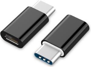 Gembird USB 2.0 Type-C adapter (CM MicroUSB-F), black