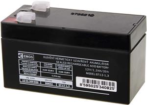 Baterija akumulatorska 12V 1,3 Ah 97x43x53 mm, Emos