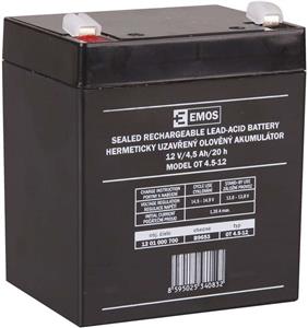 Baterija akumulatorska 12V 4,5 Ah 90x70x101 mm, Emos