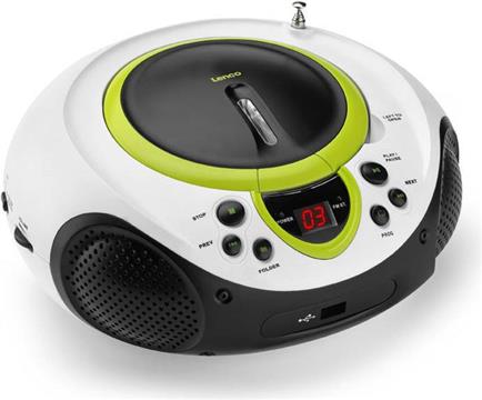 Prijenosni radio s CD-om/USB LENCO SCD-38 USB Green