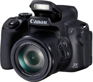 Digitalni fotoaparat Canon SX70 HS, 20MP, 65x zoom, WiFi, 4k, crni