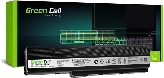 Green Cell (AS02) baterija 4400 mAh, 10.8V (11.1V) A32-K52 za Asus K52/K52J/K52F/K52JC/K52JR/K52N, X52/X52J, A52/A52F 