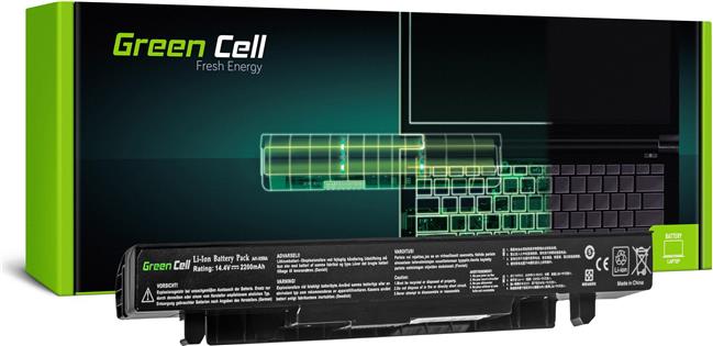 Green Cell (AS58) baterija 2200 mAh,14.4V (14.8V) A41-X550A za Asus A450 A550 R510 R510CA X550 X550CA X550CC X550VC