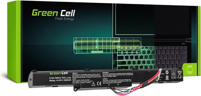 Green Cell (AS77) baterija 2200 mAh,14.4V (15V) A41-X550E za Asus F550 F750 K550 K750 R510 R750 X550 X750