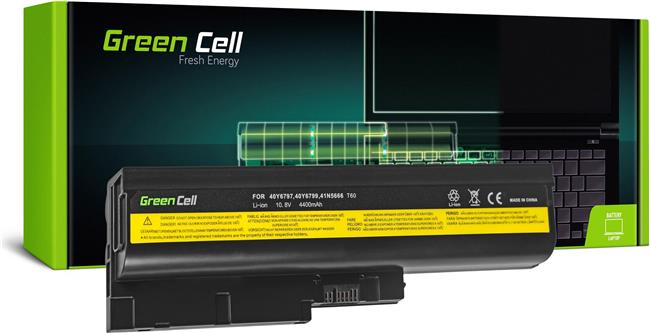 Green Cell (LE01) baterija 4400 mAh,10.8V (11.1V) 42T4504 42T4513 za IBM Lenovo ThinkPad T60 T61 R60 R61