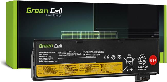 Green Cell (LE95) baterija 4400 mAh,10.8V (11.1V) za Lenovo ThinkPad T470 T570 A475 P51S T25