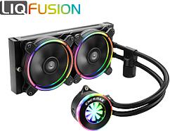 Vodeno hlađenje za CPU, Enermax LIQFUSION 240 RGB, Intel LGA 775 - 2066 / AMD AM2 - AM4 - FM2+ (ELC-LF240-RGB)