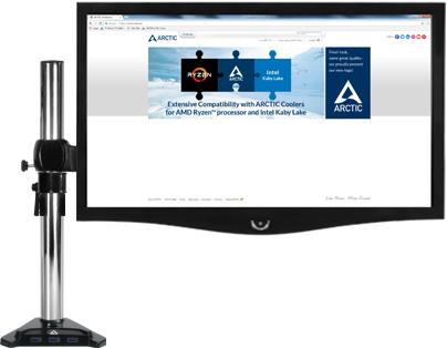 Stalak za monitor ARCTIC Z1 Gen3, stolni nosač, za 1 monitor, do 49"