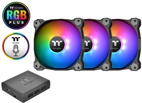 Hladnjak za kućište Thermaltake Pure Plus 12 RGB (3 komada + HUB)