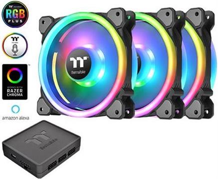 Ventilator za kućište Thermaltake Riing Trio 12 RGB (3 komada + HUB)