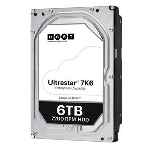 HDD Server WD/HGST Ultrastar 7K6 (3.5’’, 6TB, 256MB, 7200 RPM, SATA 6Gb/s, 512E SE), HUS726T6TALE6L4