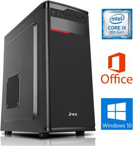 Stolno računalo ProPC i505W Office Intel Core i5-8400, 2.80 GHz, 8 GB DDR4, 240 GB SSD + 1 TB HDD, Intel® UHD Graphics 630, Midi Tower DVD±RW, Office 2016, Windows 10 Pro