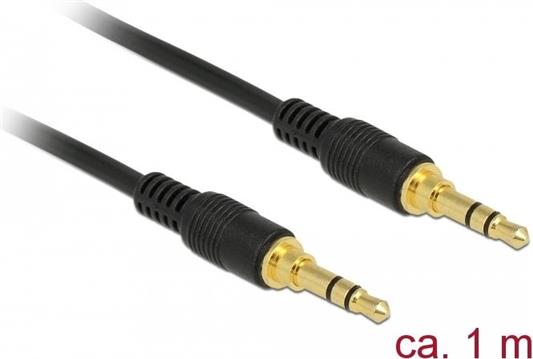 Kabel DELOCK, audio stereo, 3.5mm (M) na 3.5mm (M), 1m