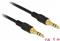 Kabel DELOCK, audio stereo, 3.5mm (M) na 3.5mm (M), 1m