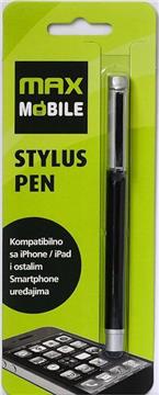 Olovka MAXMOBILE STYLUS 2u1, crna