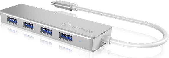 USB HUB ICY BOX IB-HUB1425-C3, USB-C na 4x USB 3.0