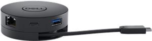 Dell Adapter USB-C – DA300 - DP/HDMI/VGA/Ethernet/USB 3.1/USB-C
