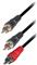 Transmedia RCA-plug - 2x RCA-plug 1,5 m