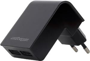 Gembird 2-port universal USB charger, 2.1 A, black