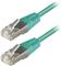 Transmedia S-FTP Cat5E Patch Kabel (RJ45), Green 1m