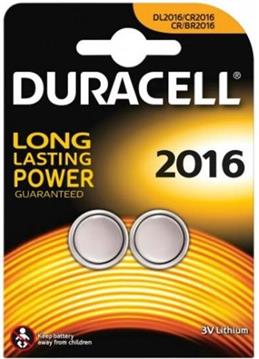 Baterija litijeva DL 2016, Duracell - 2 komada !!