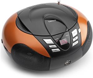 Prijenosni radio s CD-om/USB LENCO SCD-37 USB Orange