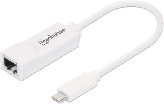 Mrežni adapter USB 3.1, Gigabit Ethernet RJ45, na kabelu, bijeli