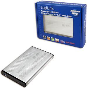 Vanjsko kućište za HDD 2,5" SATAII, USB 3.0, Alu, srebrno