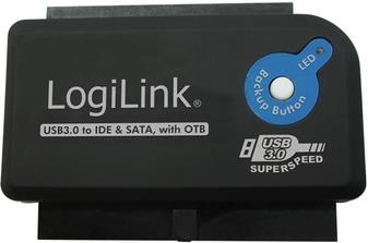 Konverter USB 3.0 -> SATAII & IDE, s napajanjem, OTB funkcija