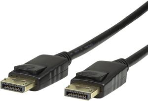 DisplayPort 1.2 kabel M/M 7,5 m, 4K@60Hz, crni
