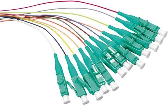 Opt. pigtail LC 50/125µm OM3, 2,0 m, u bojama, pak. 12 kom.