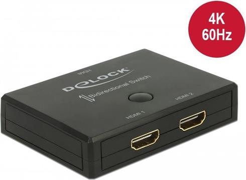 KVM switch DELOCK, HDMI 2-1, 4K 60Hz